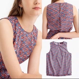 JCrew UK Liberty floral tank top